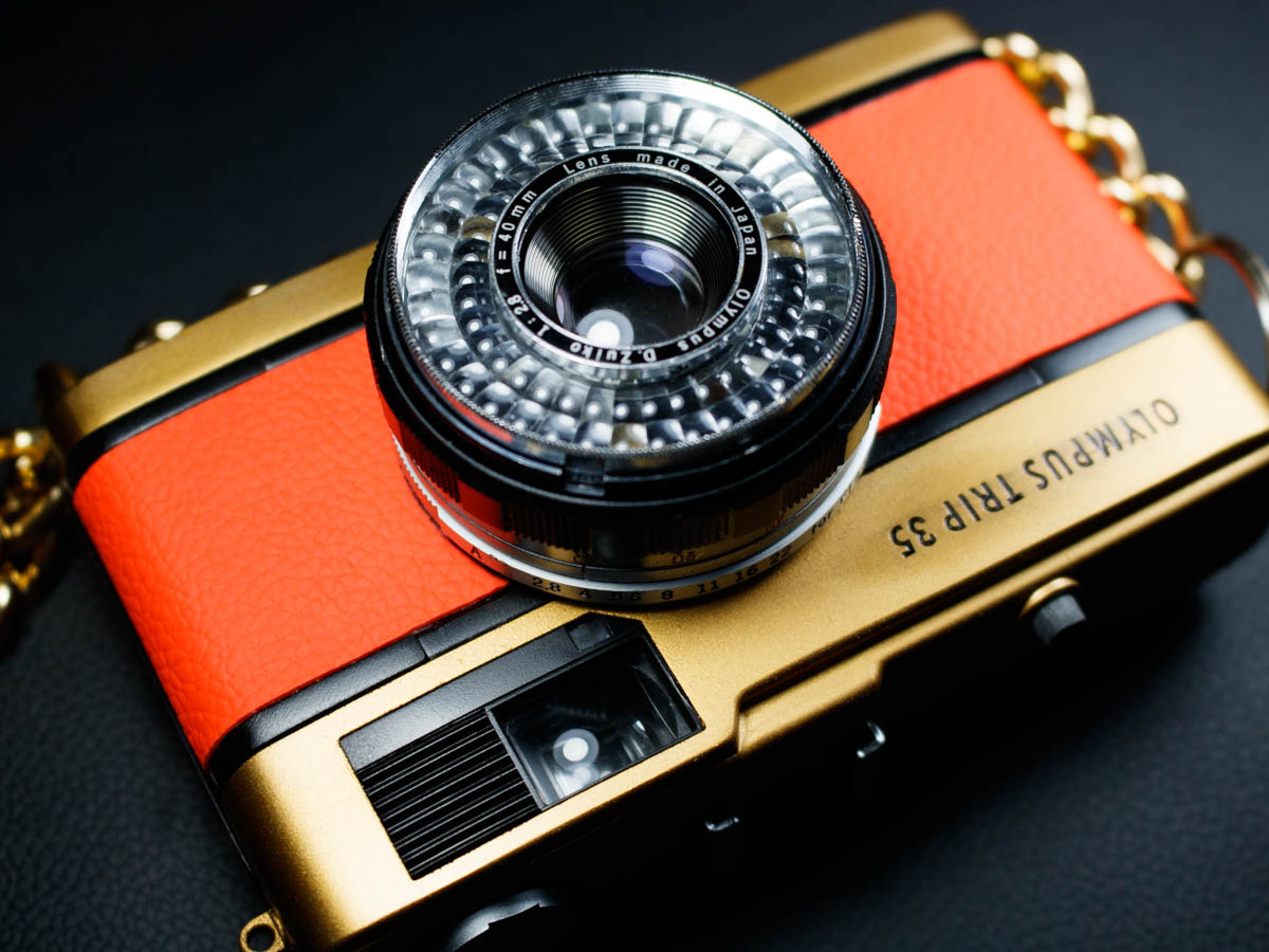 Linda câmera Olympus Trip 35