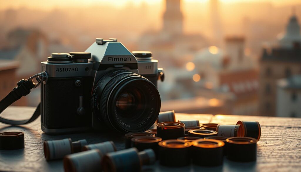 fotografia analógica com diferentes filmes