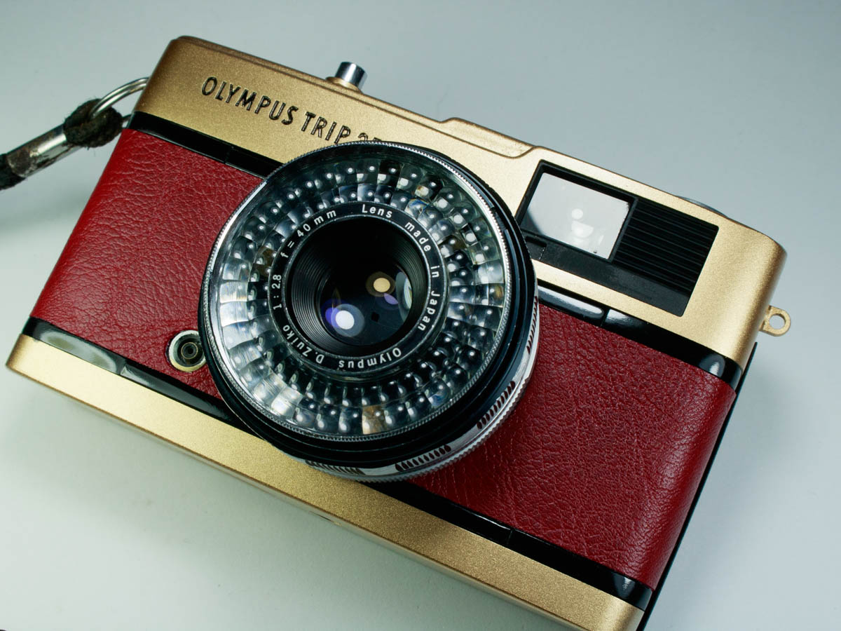 Linda câmera Olympus Trip 35