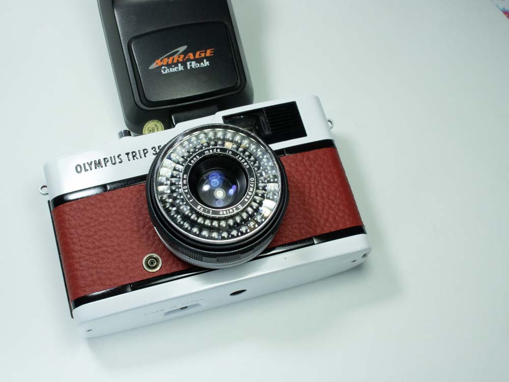 Linda câmera Olympus Trip 35
