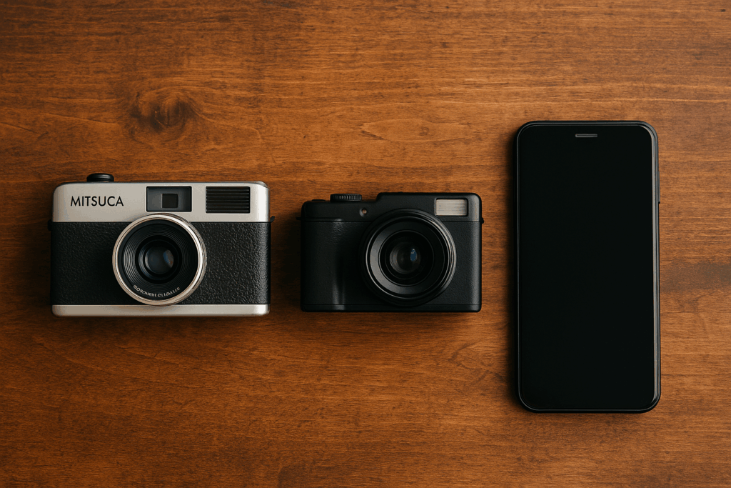 diferentes tipos de câmeras usadas na fotografia para iniciantes